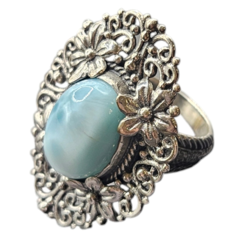 Larimar Fancy Ring